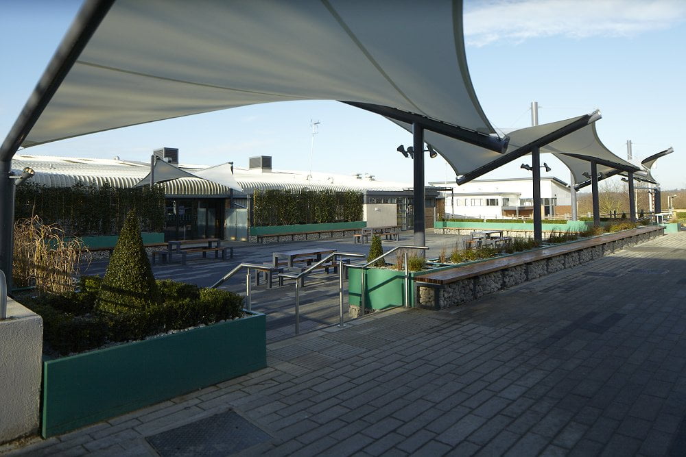 University of Middlesex sail canopy