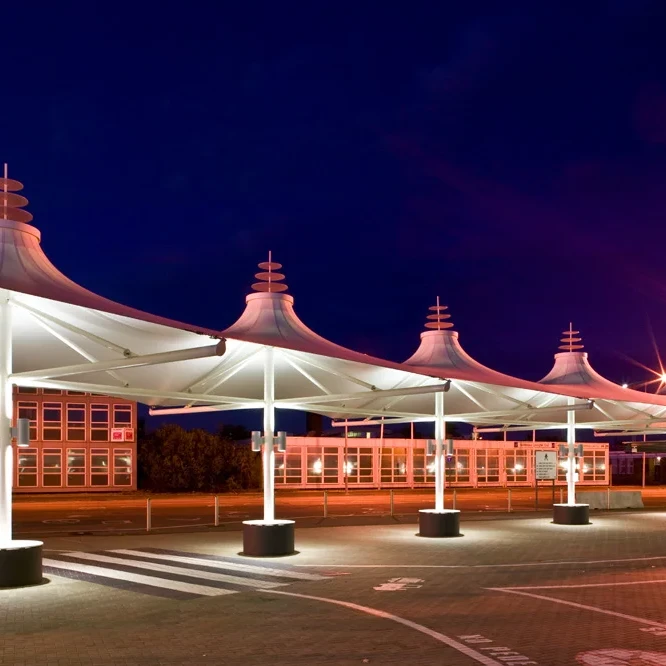 Southampton City Cruise Curved Fabric Structure