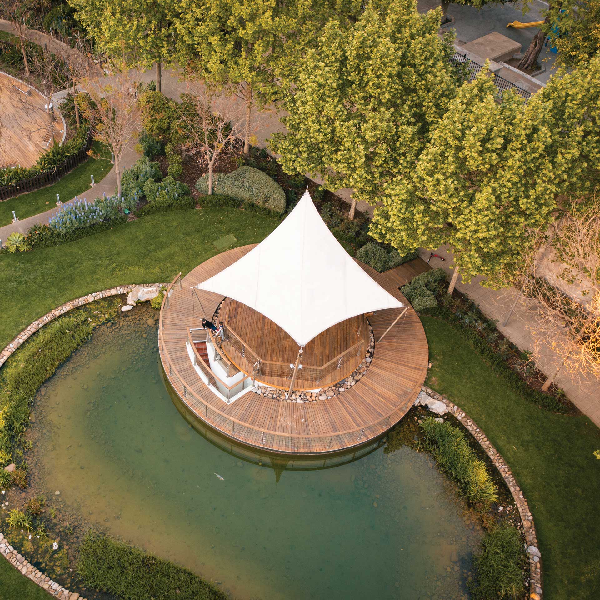 Innovative, expert and sustainable tensile structures