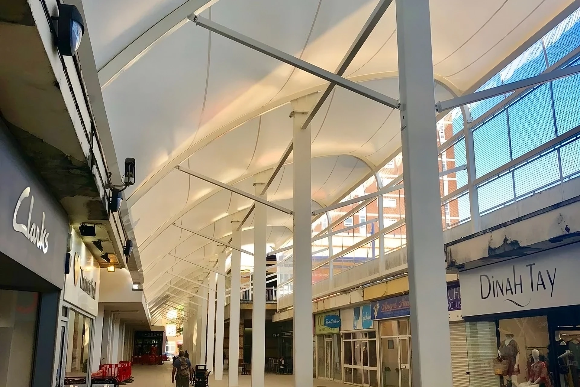 Wallington Square walkway canopy